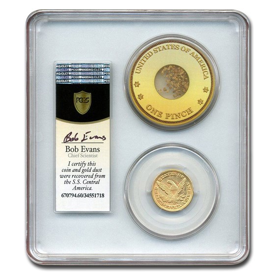 1853-D $5 Gold Liberty Head SS Central America MS-60 PCGS 1853-D $5 Gold Liberty Head SS Central America MS-60 PCGS